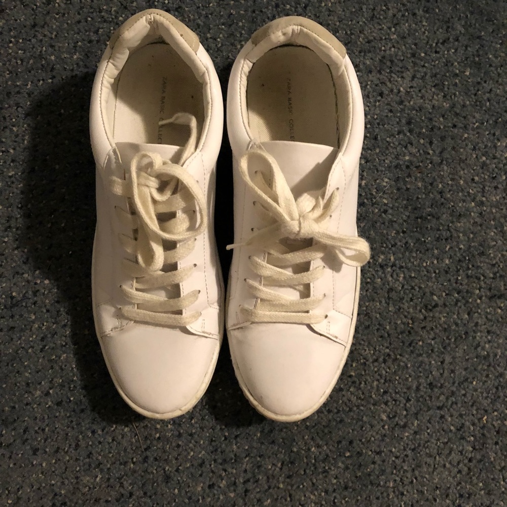 White Zara sneakers